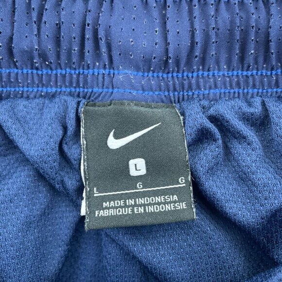 Nike Mens Blue Athletic Shorts Size L Polyester Lightweight 5673 - Picture 3 of 10